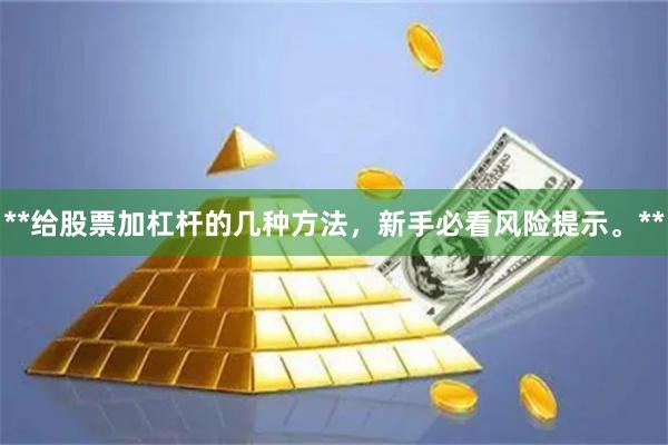 **给股票加杠杆的几种方法，新手必看风险提示。**